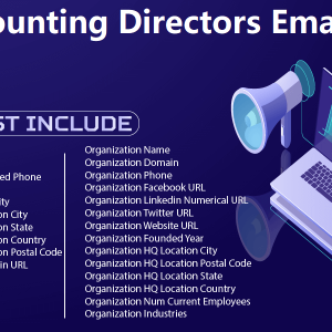 Accounting Directors’ Email List