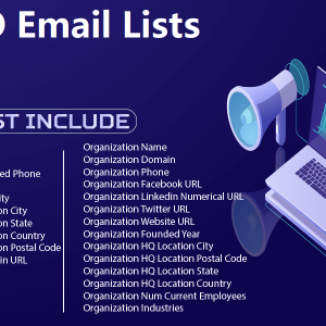 CFO Email Lists