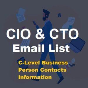 CIO & CTO Email List