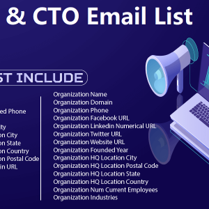 CIO & CTO Email Address List