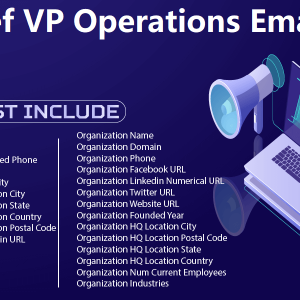 Chief VP Operations Email List