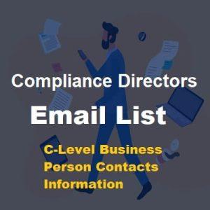 Compliance Directors Email List