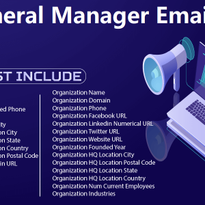 General Manager Email List