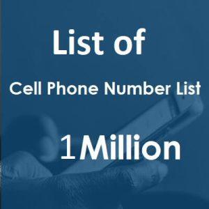 List of Phone Number List