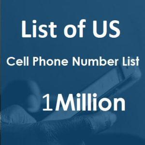 List of US Phone Number List