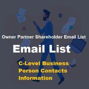 Owner Partner Shareholder Email List