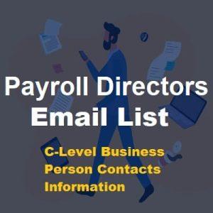 Payroll Directors Email List