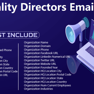 Quality Directors Email Lists