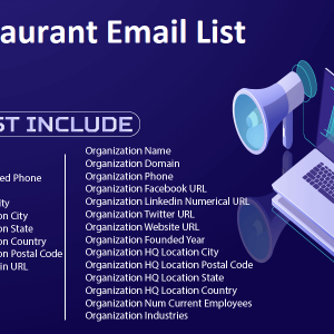 Restaurants Email List