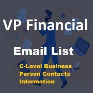 VP Financial Email List