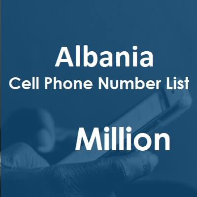 قائمة رقم الهاتف الخليوي في ألبانيا