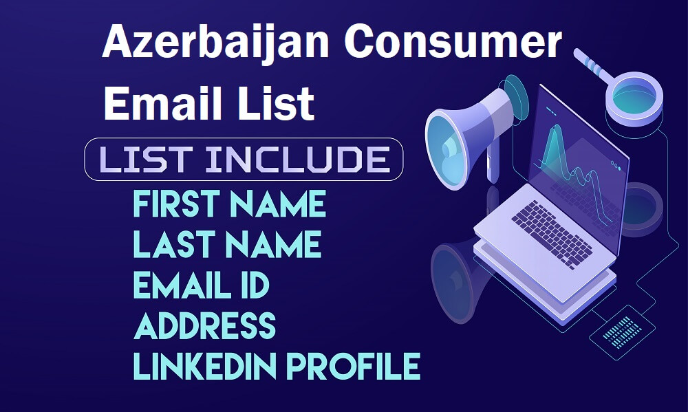 Lista de e-mail do consumidor do Azerbaijão