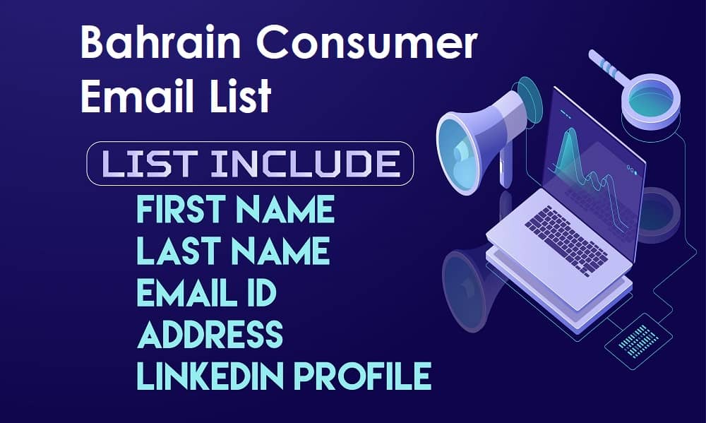 Liste de courrier électronique des consommateurs de Bahreïn