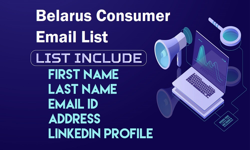 Lista de e-mail do consumidor da Bielorrússia