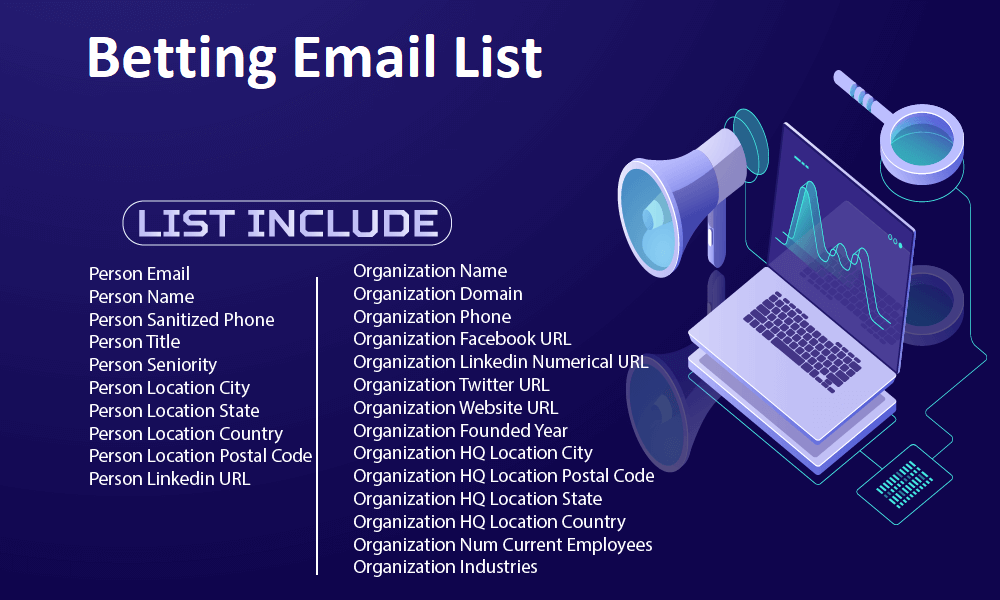 投注电子邮件列表