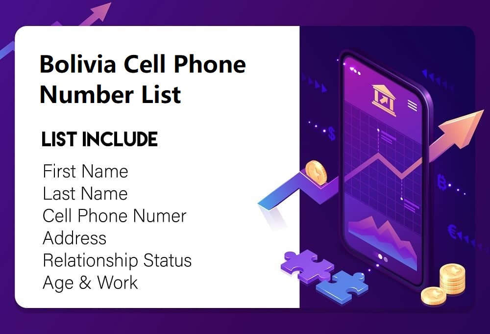 بولیویا سیل فون نمبر کی فہرست