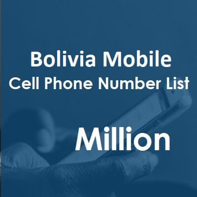 Lista de números de teléfono celular de Bolivia