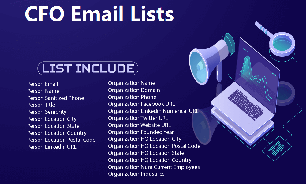 CFO电子邮件列表
