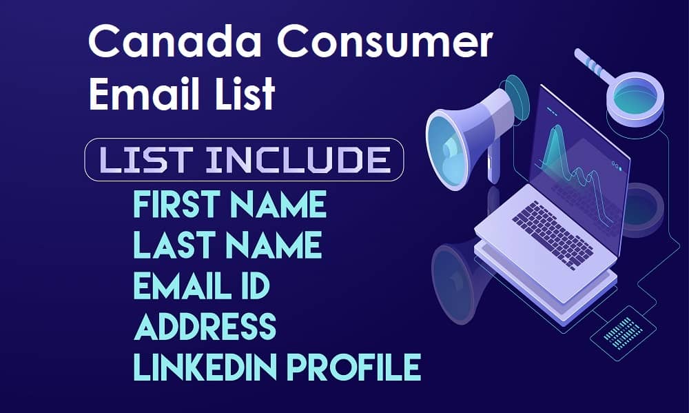 Canadese e-maillijst voor consumenten