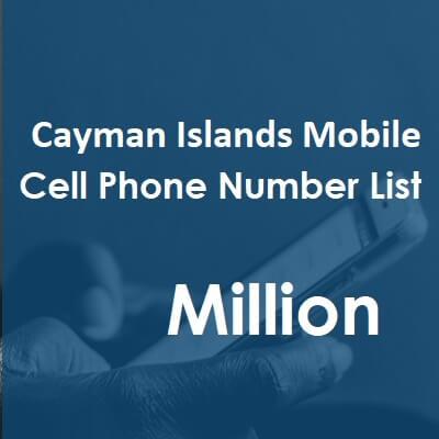 Cayman Islands Cell Phone Number List