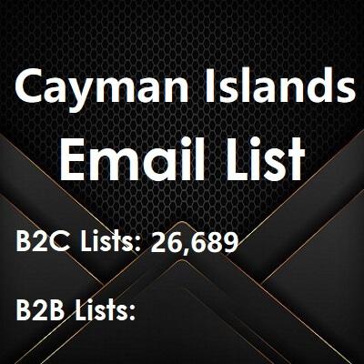 Lista de Email das Ilhas Cayman