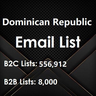 Dominikaani Vabariigi e-posti aadresside nimekiri