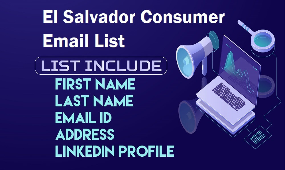Списък с имейли на клиенти на Ел Салвадор