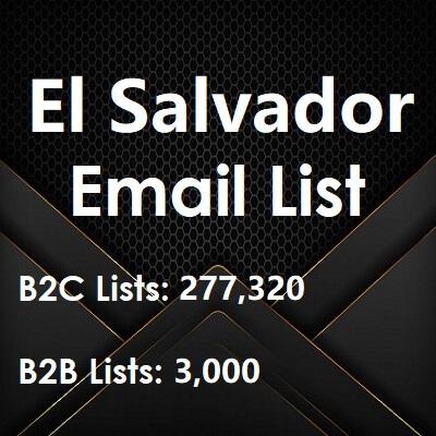 Lista de e-mail de El Salvador