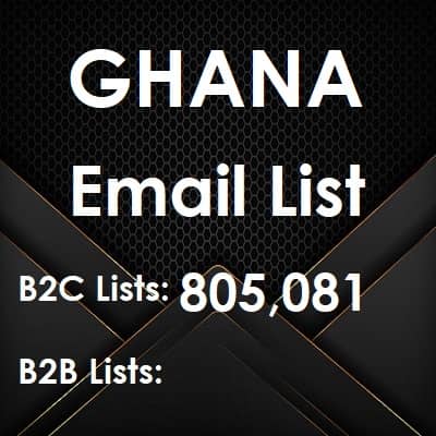 Lista de correo electrónico de Ghana