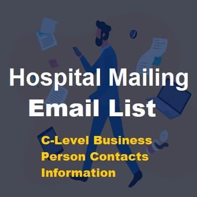 Krankenhaus-Mailing