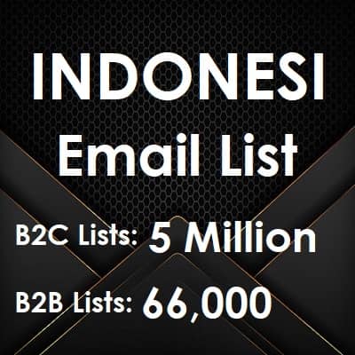 Lista de e-mail da Indonésia