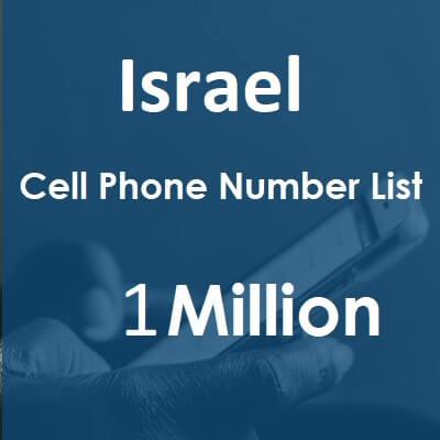 Lista de números de telefone celular de Israel