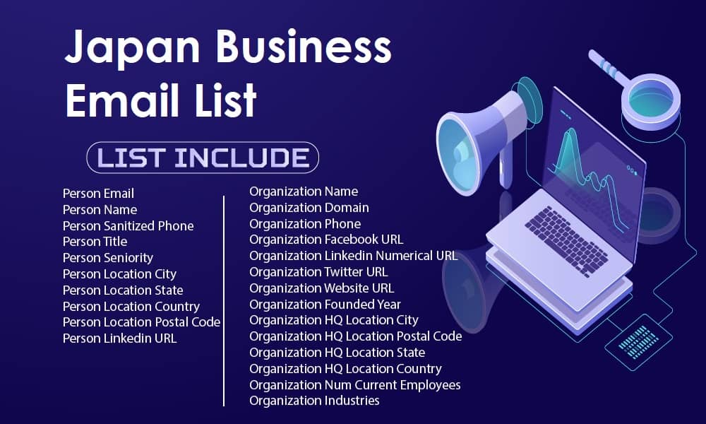 Japan-Business-E-Mail-Liste