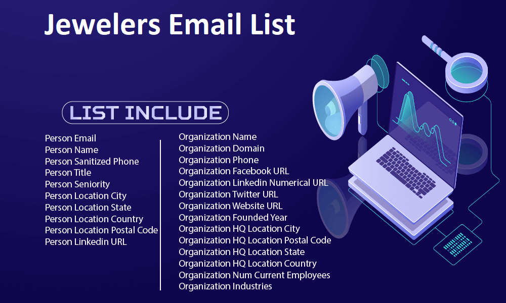 Jewelers Email Database
