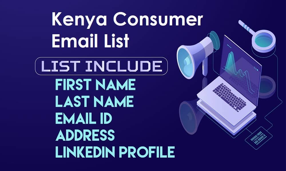 Списък с имейли на потребители в Кения