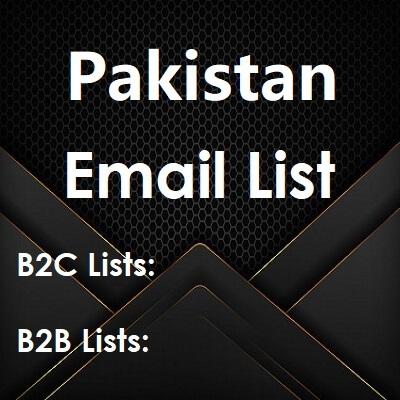 Lista de correo electrónico de Pakistán