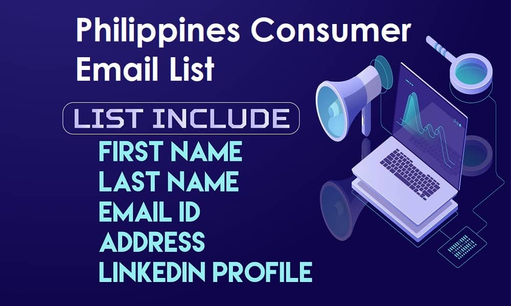 Lista de e-mail pentru consumatori din Filipine