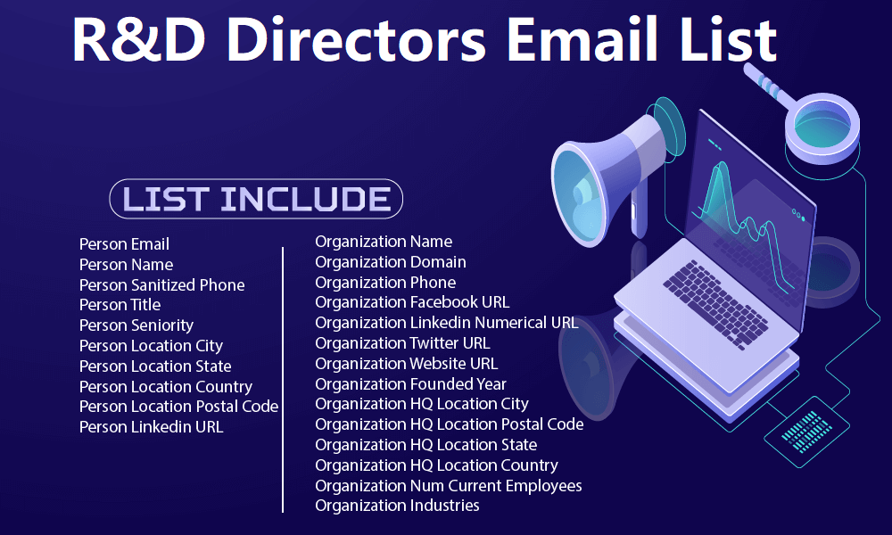 Список адресов электронной почты RD-директоров