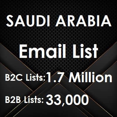 Lista de Email da Arábia Saudita