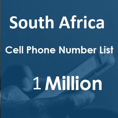 Lista tan-numri tat-telefon ċellulari tal-Afrika t'Isfel