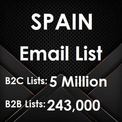 Elenco email di Spagna