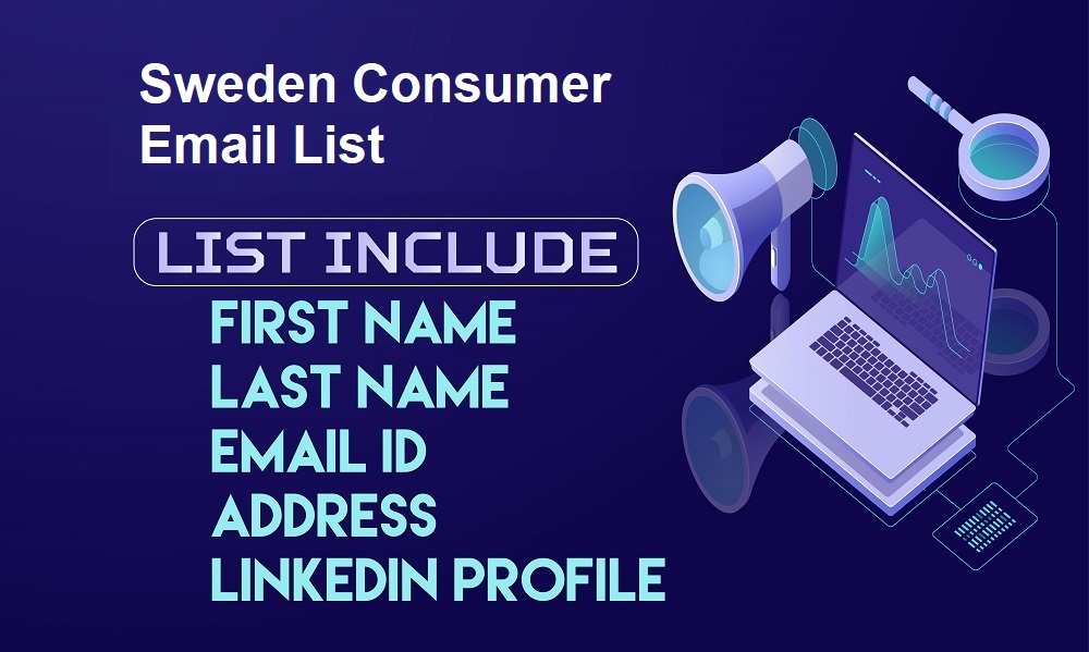 Zoznam e-mailov spotrebiteľov vo Švédsku