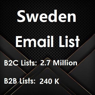 Lista de Email da Suécia