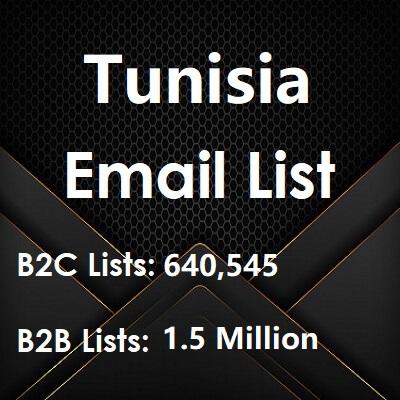 Elenco di posta elettronica della Tunisia