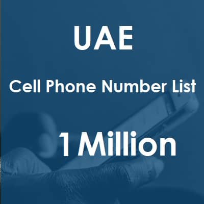 UAE 휴대폰 번호 목록