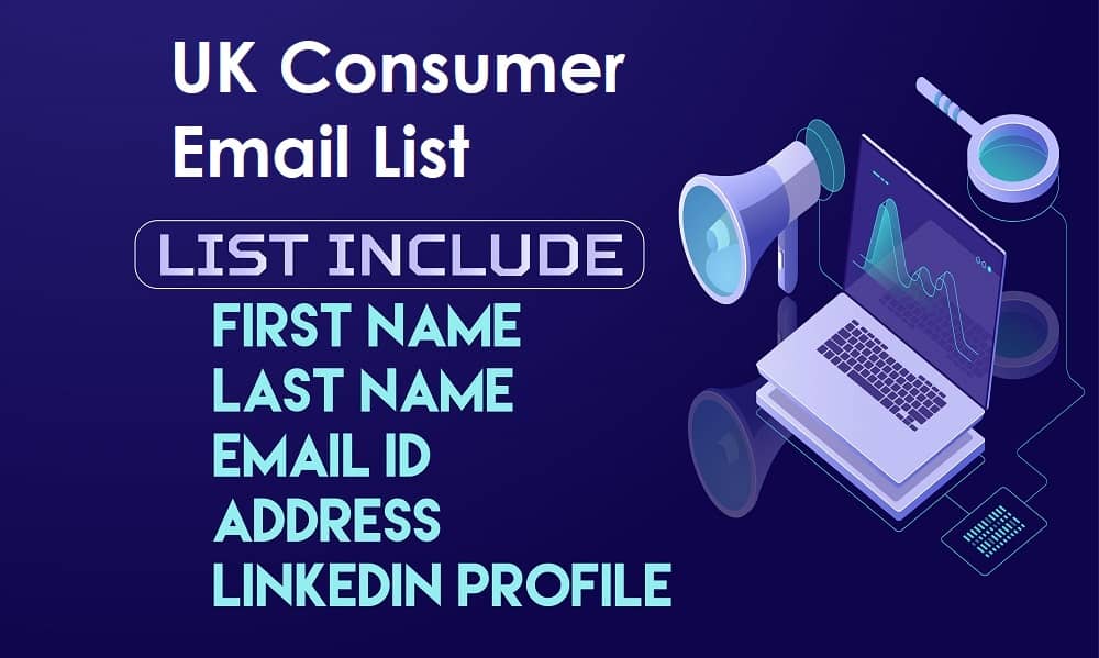 E-Mail-Liste für britische Verbraucher