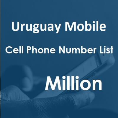 قائمة أرقام الهواتف المحمولة في أوروغواي
