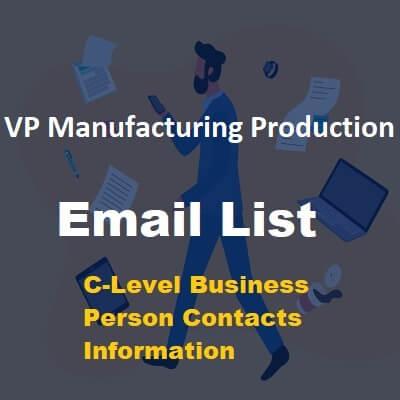VP Manufacturing Production