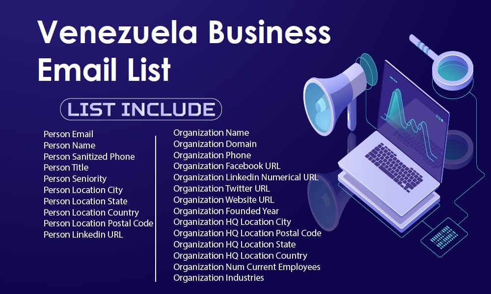 Venezuela-Lista-e-mail-uri de afaceri