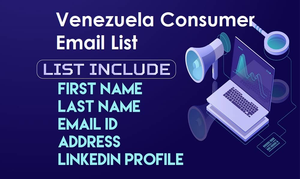 Venezuela-Lista de e-mail do consumidor